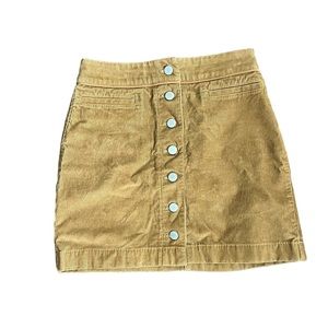 Wilfrid Aritzia corduroy mini skirt